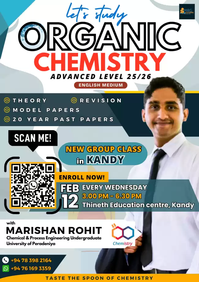 Advanced Level Chemistry 2025/26