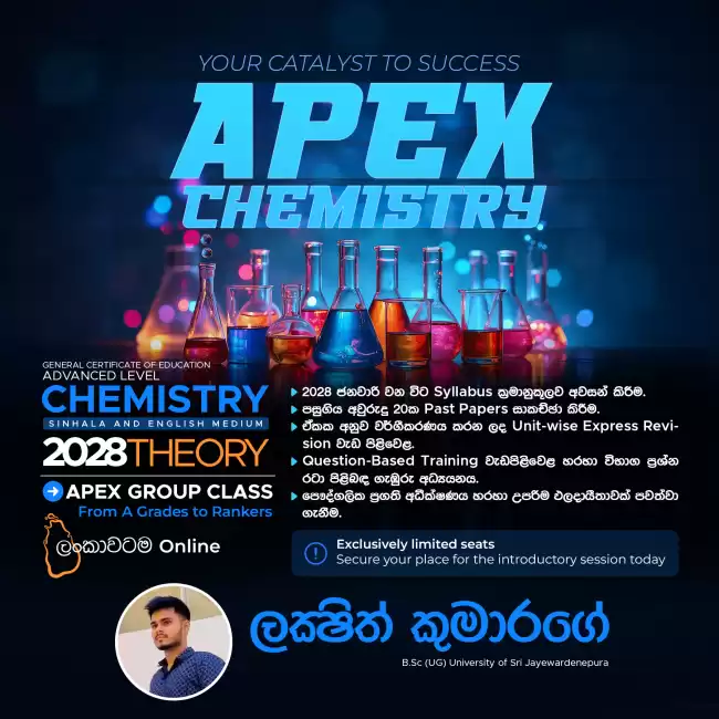 Advanced Level Chemistry 2028 Theory
