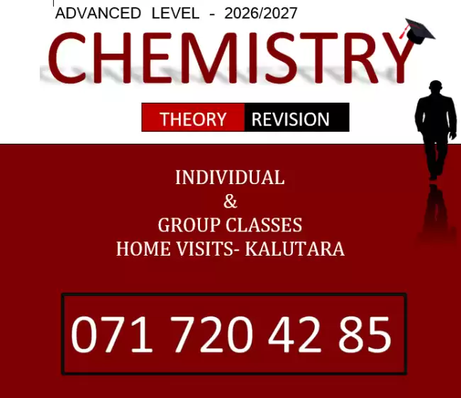 ADVANCED LEVEL CHEMISTRY | Revision / Theory / 2026/2027
