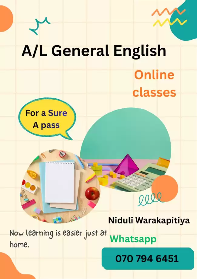 Advanced Level General English 2028 batch
