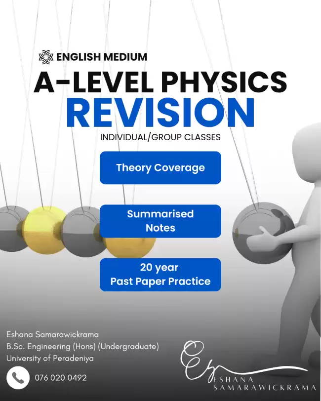 ADVANCED LEVEL PHYSICS REVISION