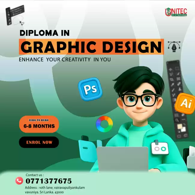 After O/Ls? Diploma in Graphic Designing