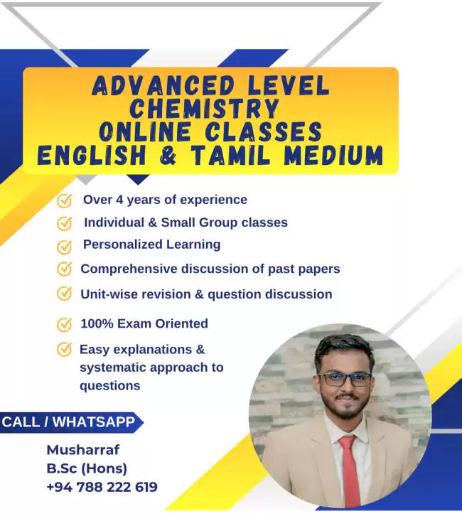 AL Chemistry Online Classes