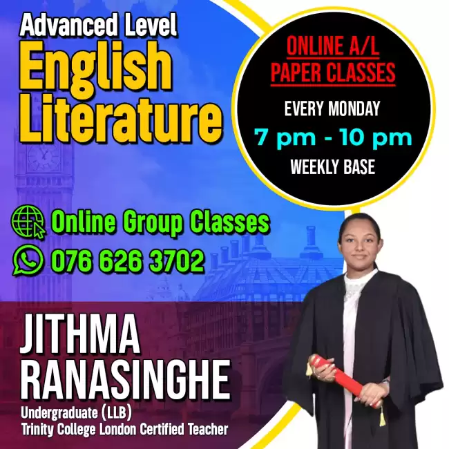 AL ENGLISH LITERATURE PAPER CLASS