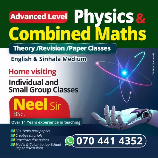Al Physics (English medium /Sinhala medium ) Theory /Revision /Paper classes (Home visiting )