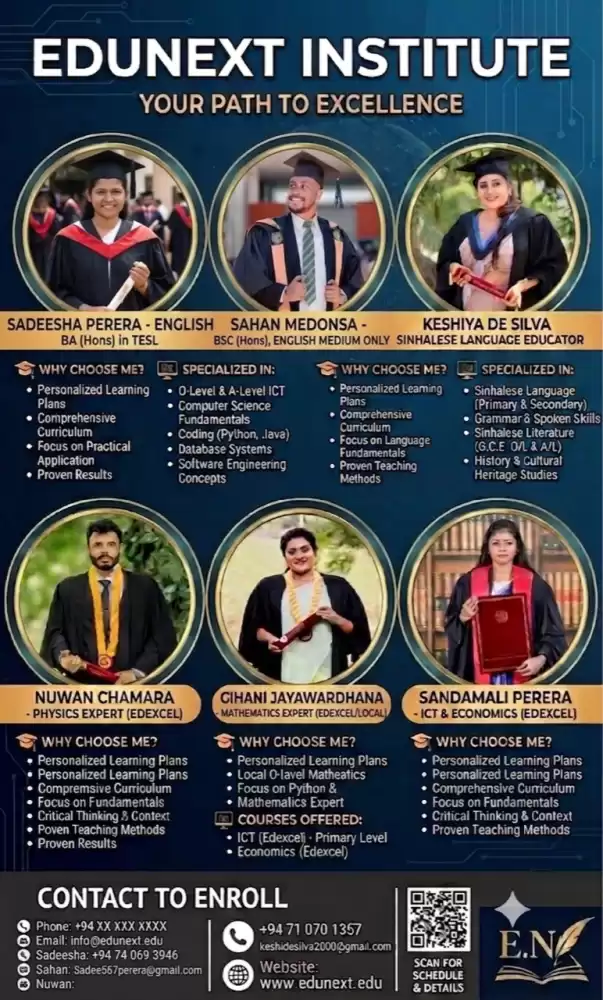All subjects in English Medium