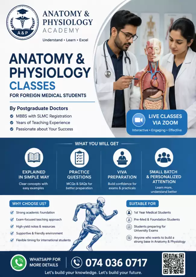 Anatomy / physiology for international medical students