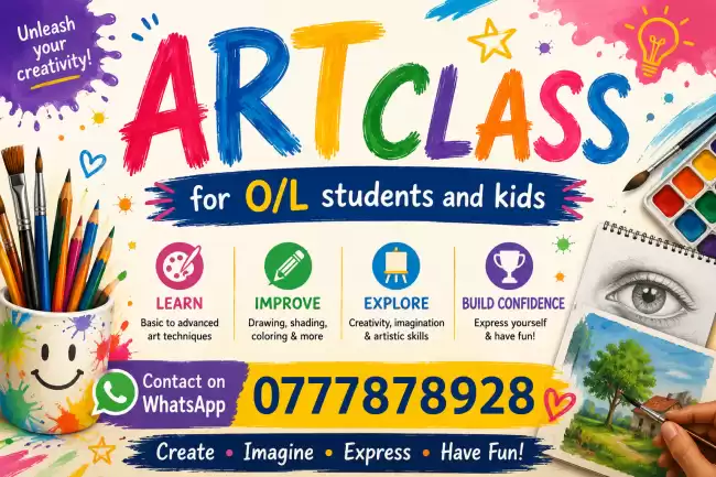 Art Class for Grade 5 -O/L