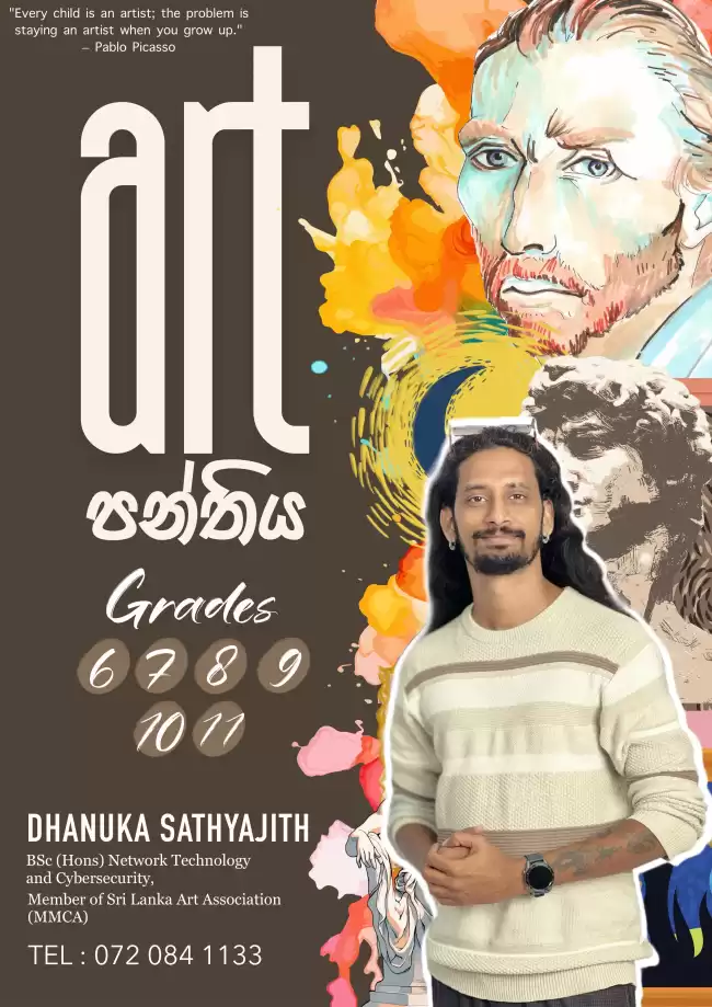 Art classes for grade 6 to O/L
