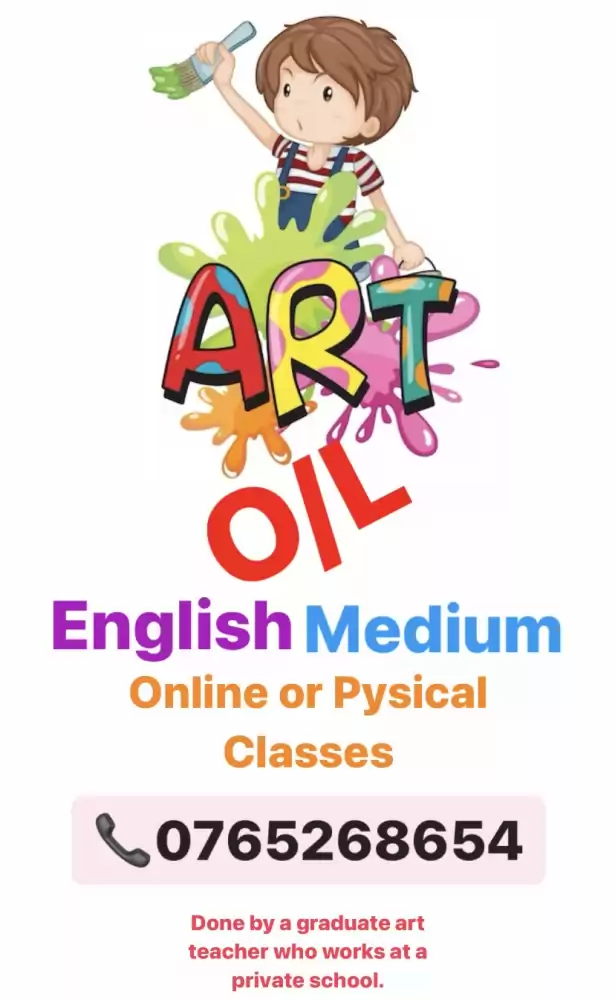 Art Classes for O/L English medium students