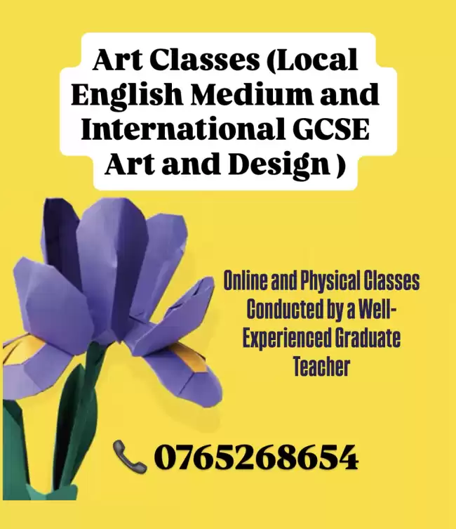 Art English Medium & Art And Design ( Cambridge/ Edexcel And Local Syllabus)