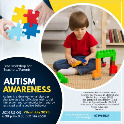 Autism awareness workshop