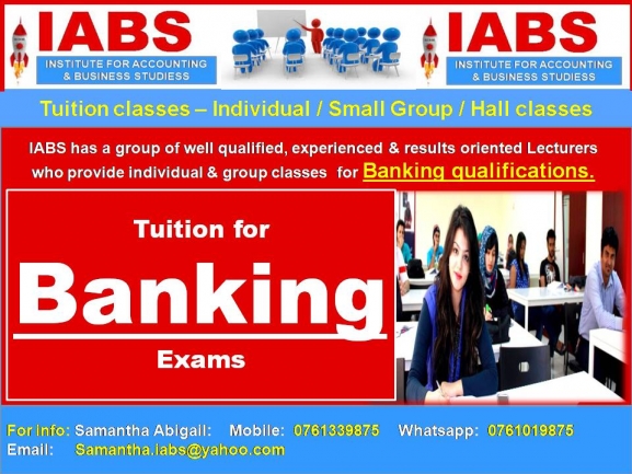 Banking Classes - Individual & Group