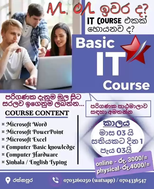 Basic IT Course 2024