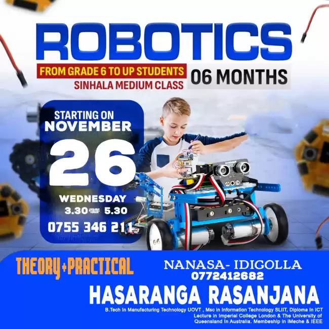 Basic Robotic Class Arduino Class Kandy Coombo