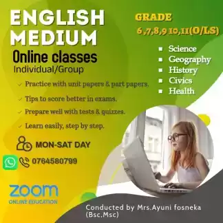 Best online English medium - 2026 intake