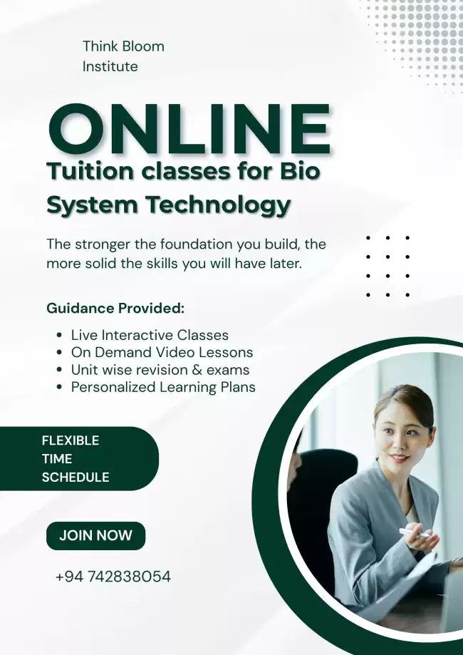 Bio System Technology in Tamil medium