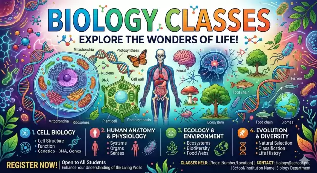 BIology,Chemistry,Physics Classes