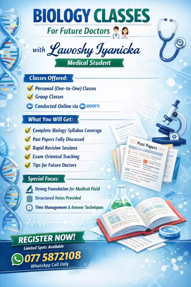 Biology classes available