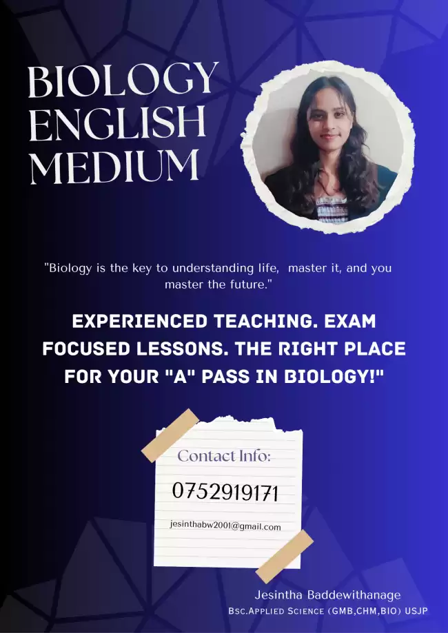 Biology English Medium