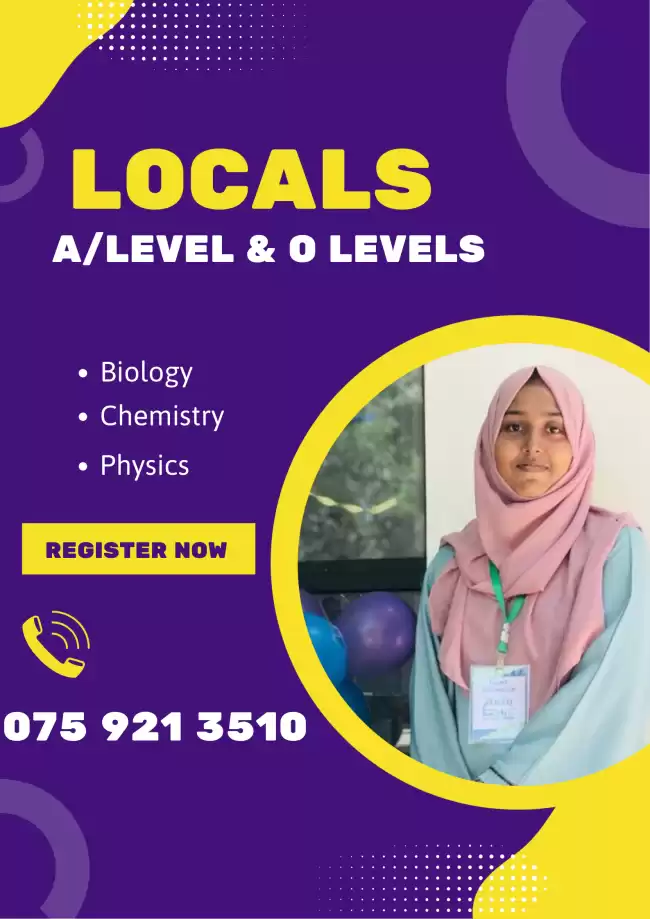 Biology English medium classes for local syllabus