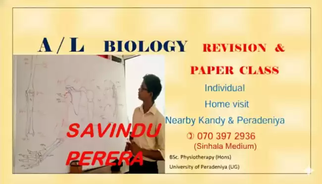 Biology revision and paper class