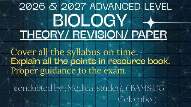 Biology Theory / Revision / Paper class