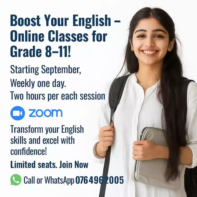 Boost your English- Online Class. Grade 8-11