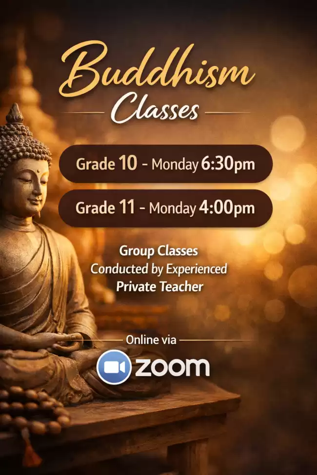 Buddhism Class- Online