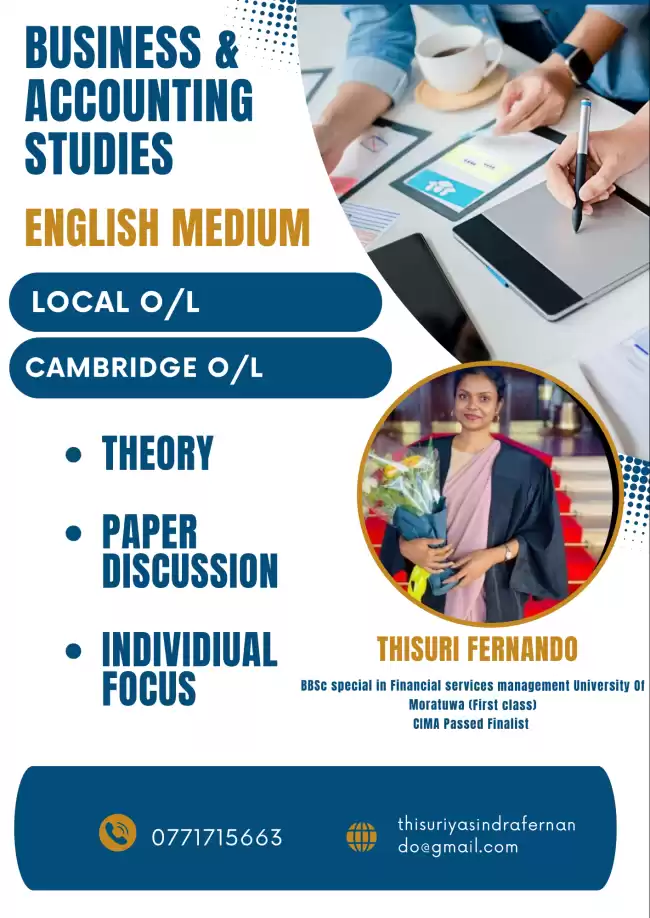 Business and Accounting Studies (English Medium)