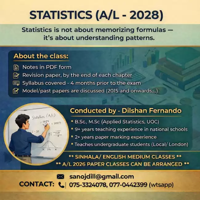 Business Statistics (A/L - 2028)