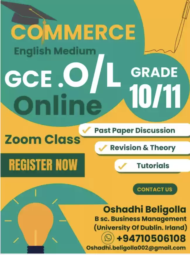 Business Studies and Accounting-English medium- OL