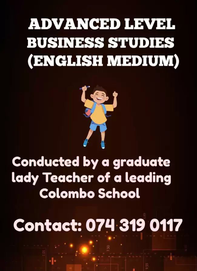 Business Studies English Medium