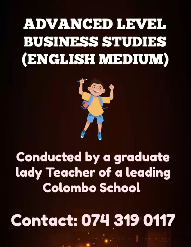 Business Studies English Medium