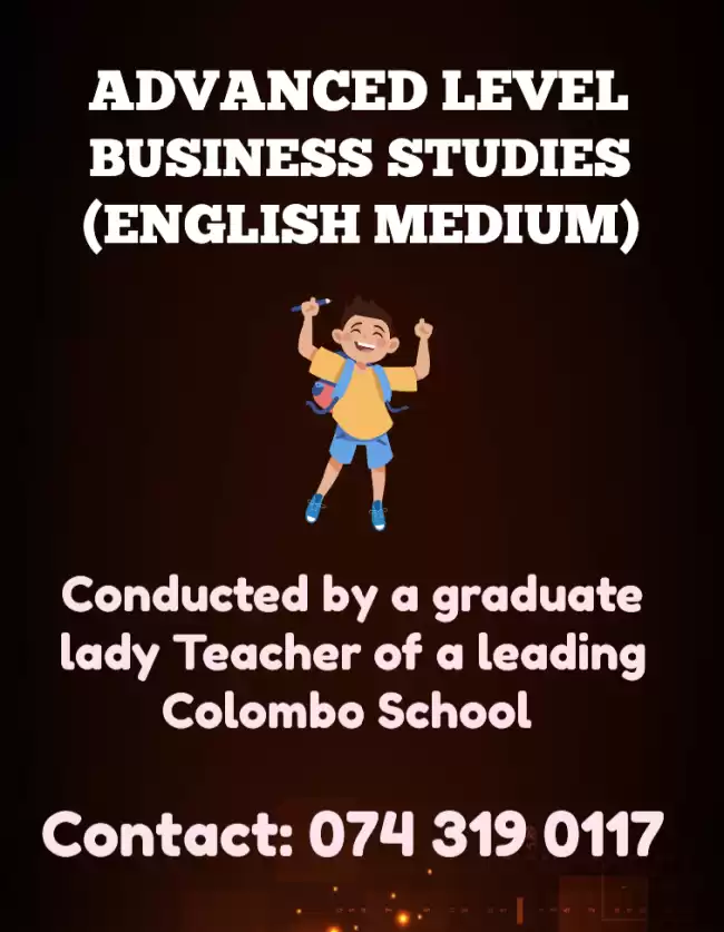 Business Studies English Medium