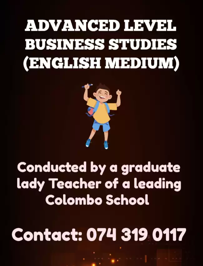 Business Studies English Medium