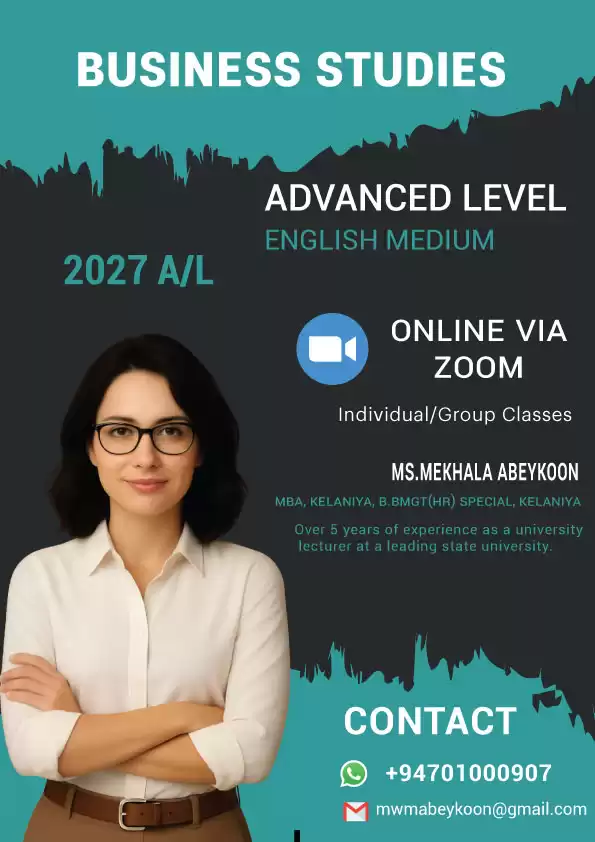 Business Studies English Medium
