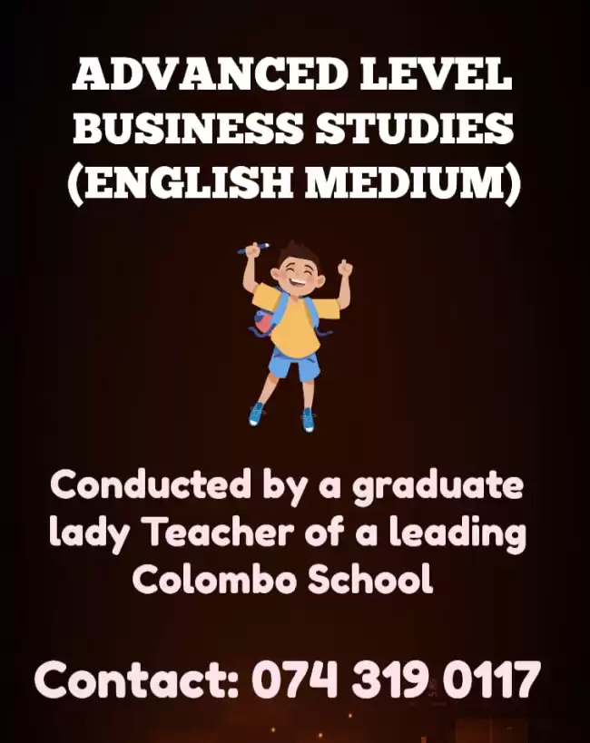 Business Studies English Medium