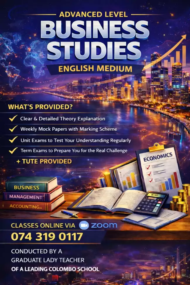 Business Studies English Medium