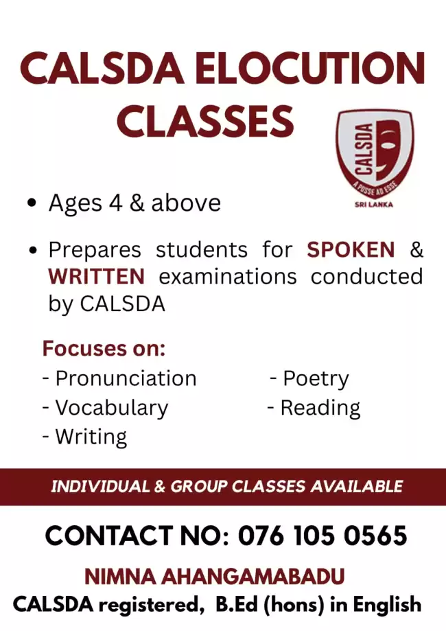 CALSDA Elocution Classes
