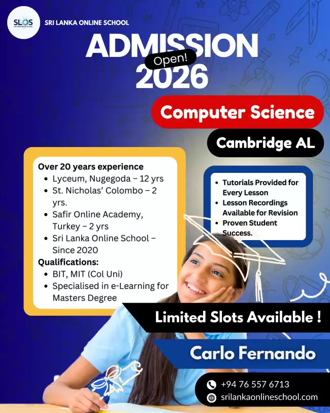 cambridge A/L computer science