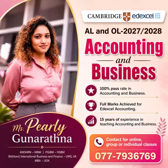 Cambridge and Edexcel Accounting and Business