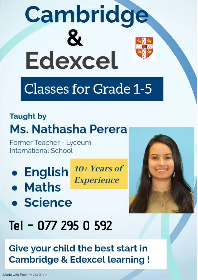 Cambridge And Edexcel Classes