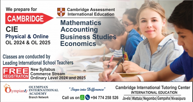 Cambridge and Edexcel OL Tuition Classes for 2023,2024 and 2025