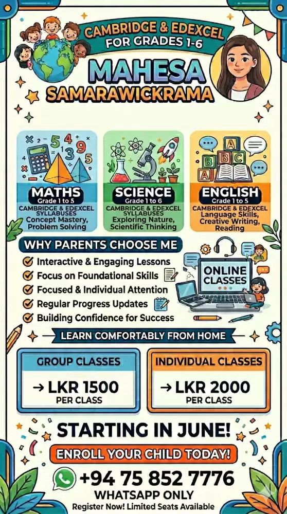 Cambridge and Edexcel Online classes
