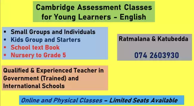 Cambridge Assessment English-Starters and English Nursery to Grade 5