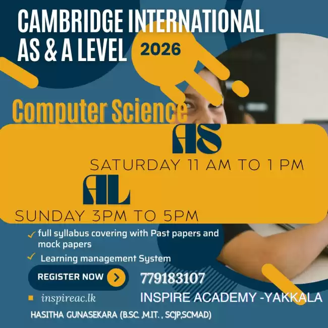 Cambridge Computer Science AS and AL 2026