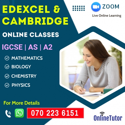 Cambridge/Edexcel IGCSE| AS | A2 Classes