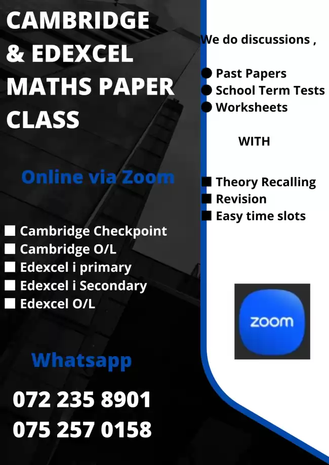 Cambridge & Edexcel Maths