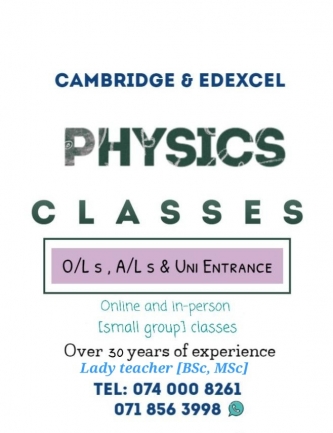 Cambridge & EdExcel Physics Classes